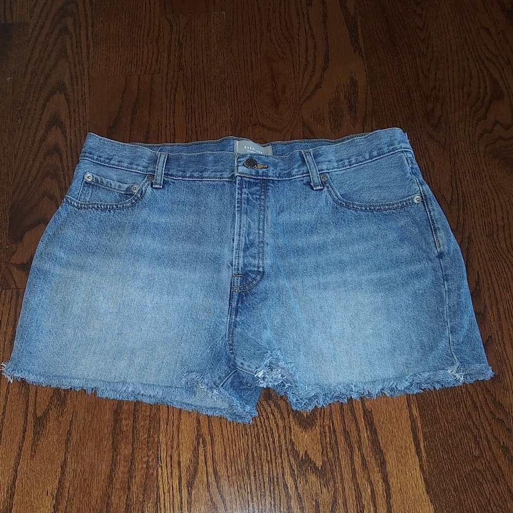 Everlane Relaxed 90s Short Organic Denim Shorts